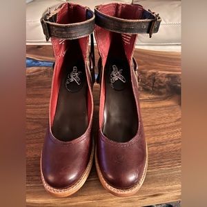 Freebird Raeanne Burgundy/Wine Size 10